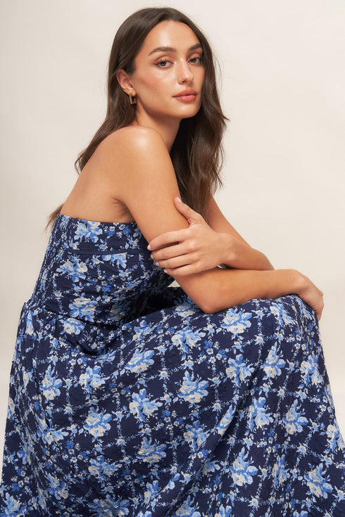 blue-renaissance-woven-midi-dress Flying Tomato-Sophia's Style-8